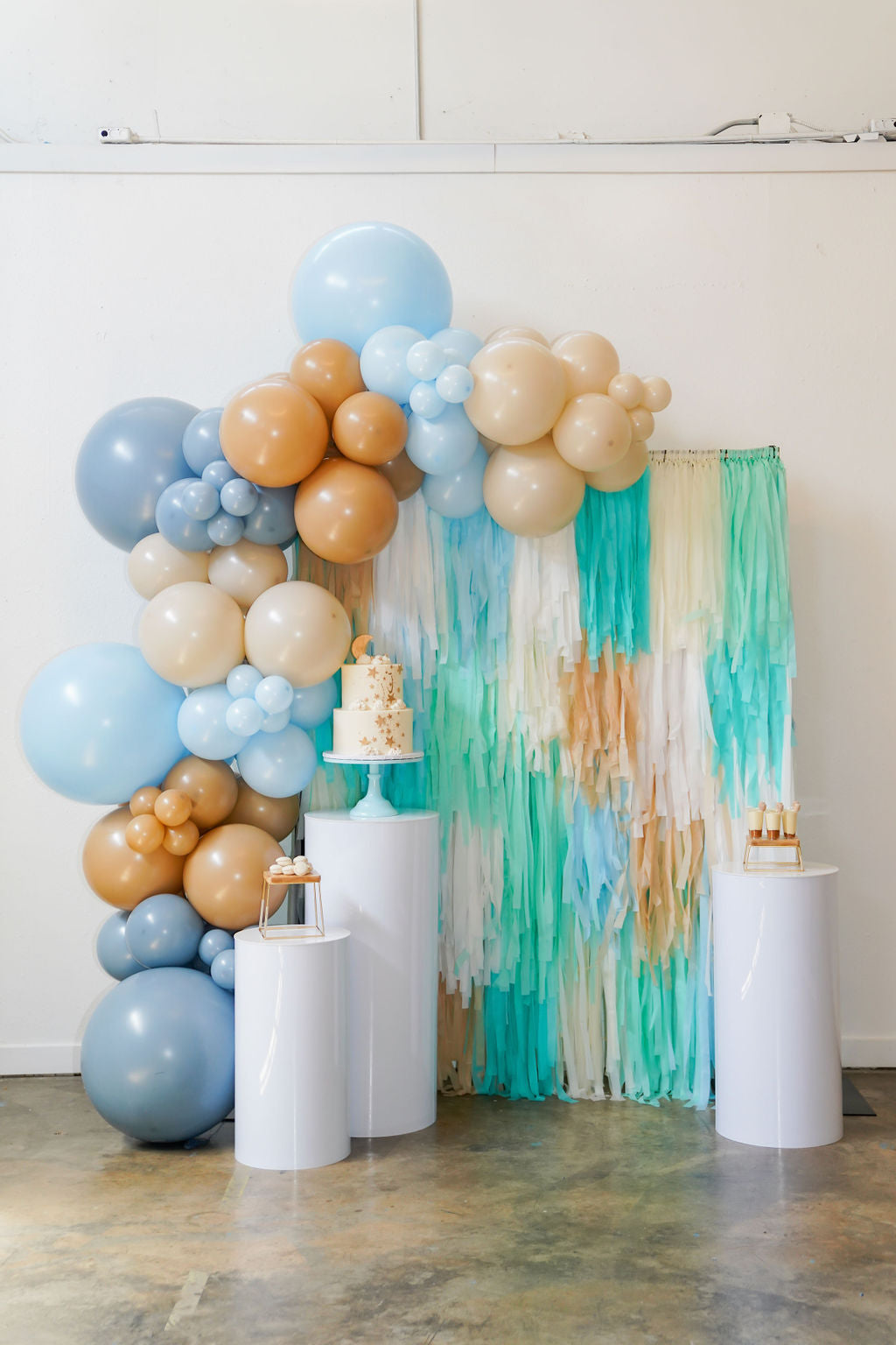 Baby On Board Fringe Backdrop-Backdrops-Oh My Darling Party Co