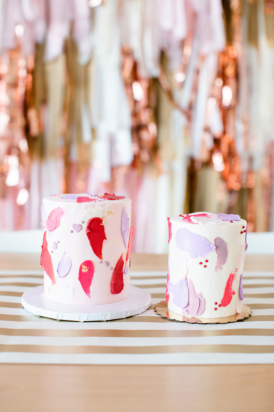 Blushing Rose Fringe Backdrop-Backdrops-Oh My Darling Party Co
