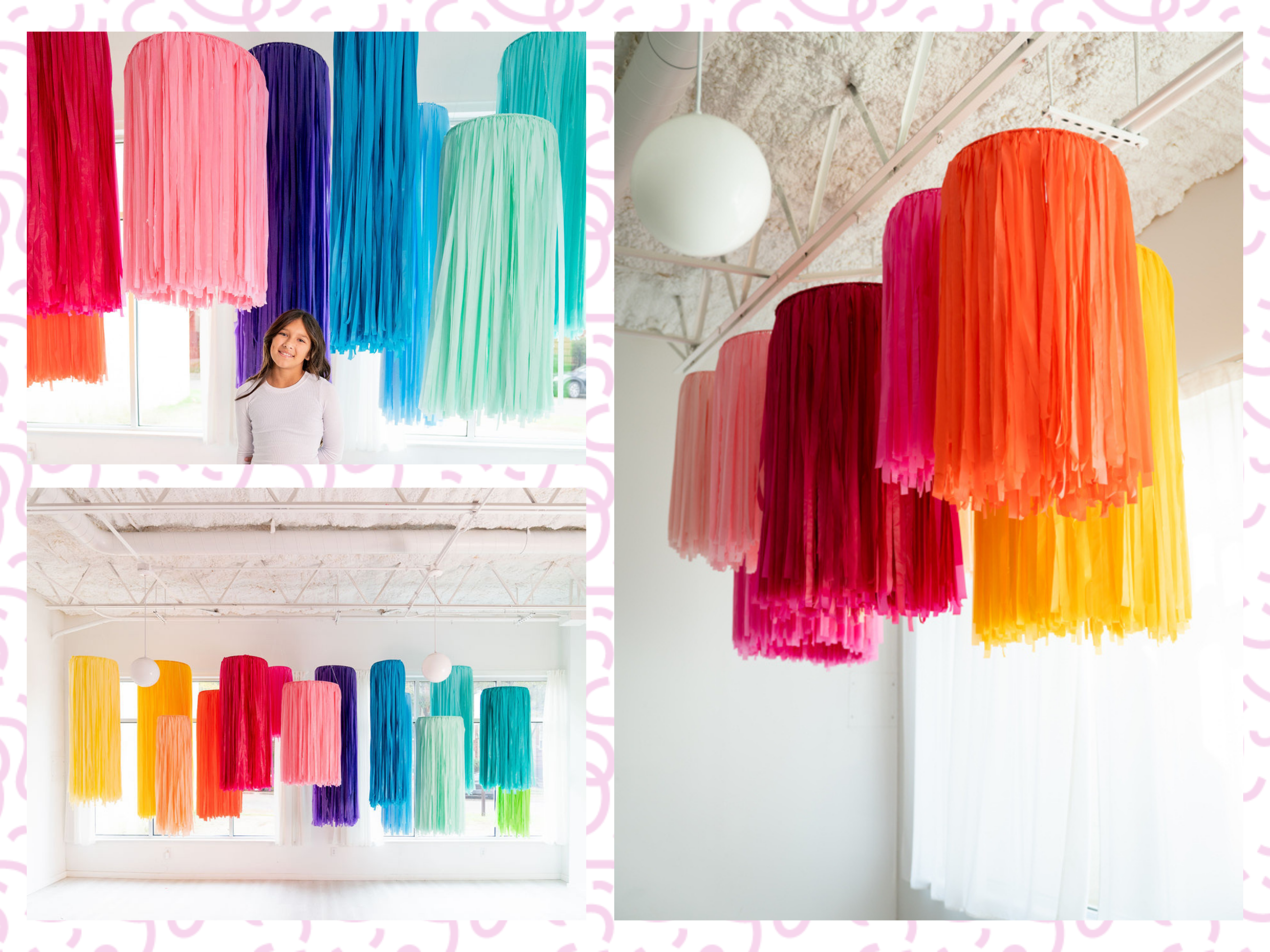 Bundled Custom Aerial Fringe Rings-Backdrops-Oh My Darling Party Co