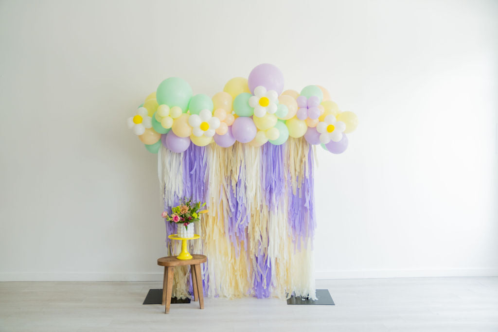 Butterfly Blush Fringe Backdrop-Backdrops-Oh My Darling Party Co