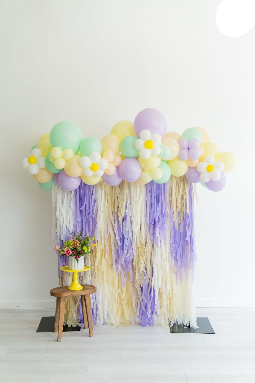 Butterfly Blush Fringe Backdrop-Backdrops-Oh My Darling Party Co