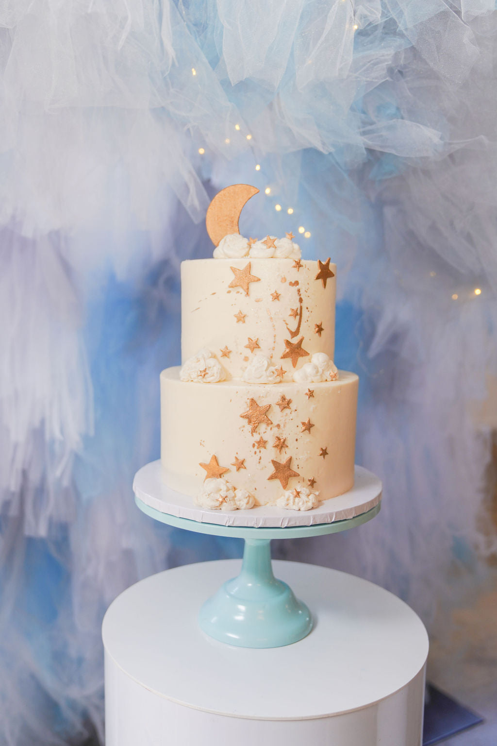 Cloud 9 Semi Circle Tulle Backdrop-Backdrops-Oh My Darling Party Co