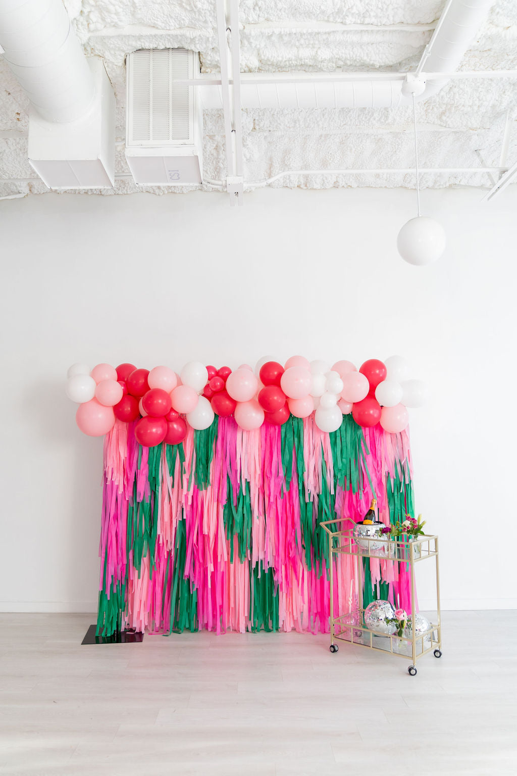 Courtside Cocktails Fringe Backdrop-Backdrops-Oh My Darling Party Co