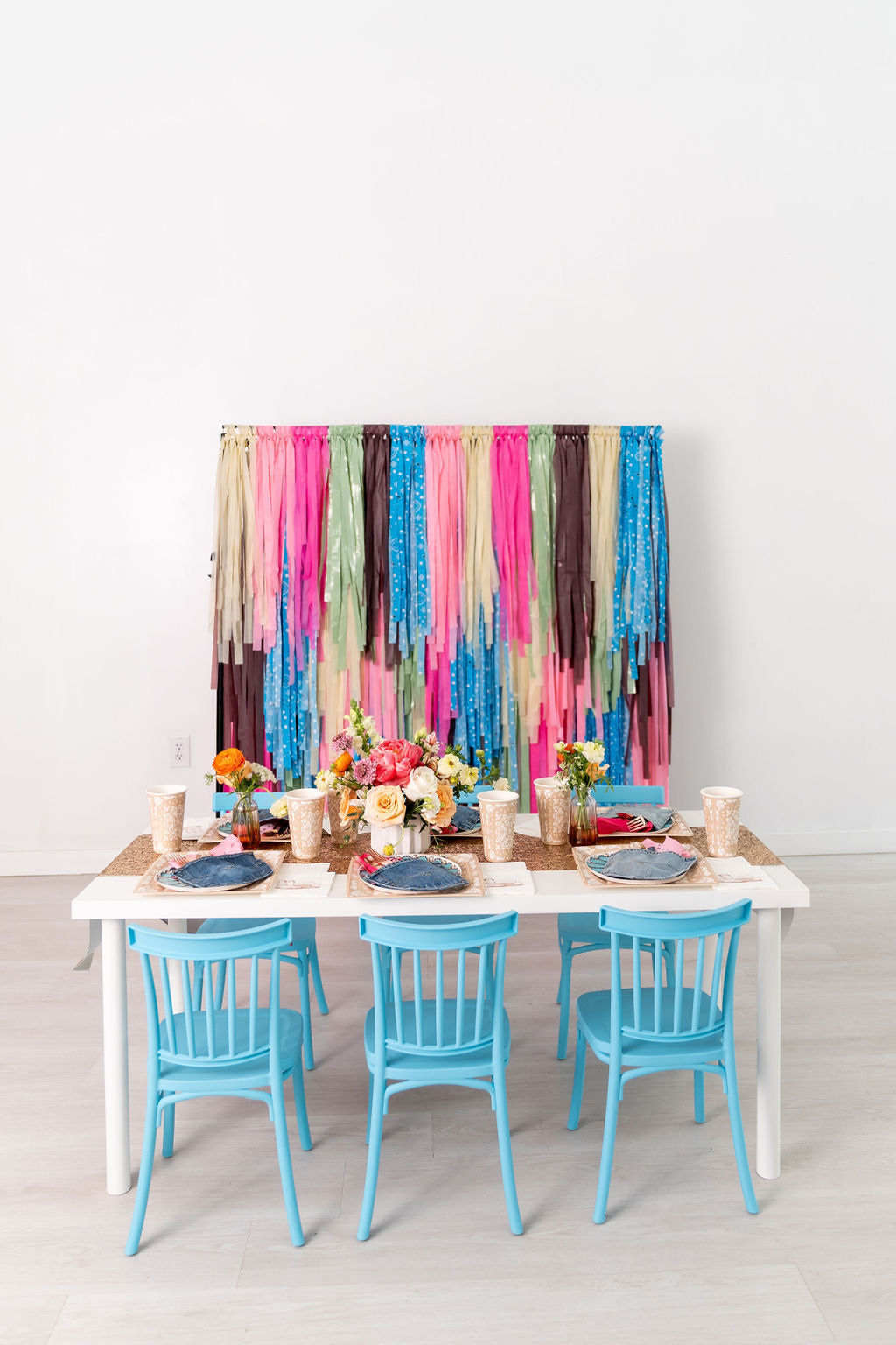 Cowgirl Party Fringe Backdrop-Backdrops-Oh My Darling Party Co