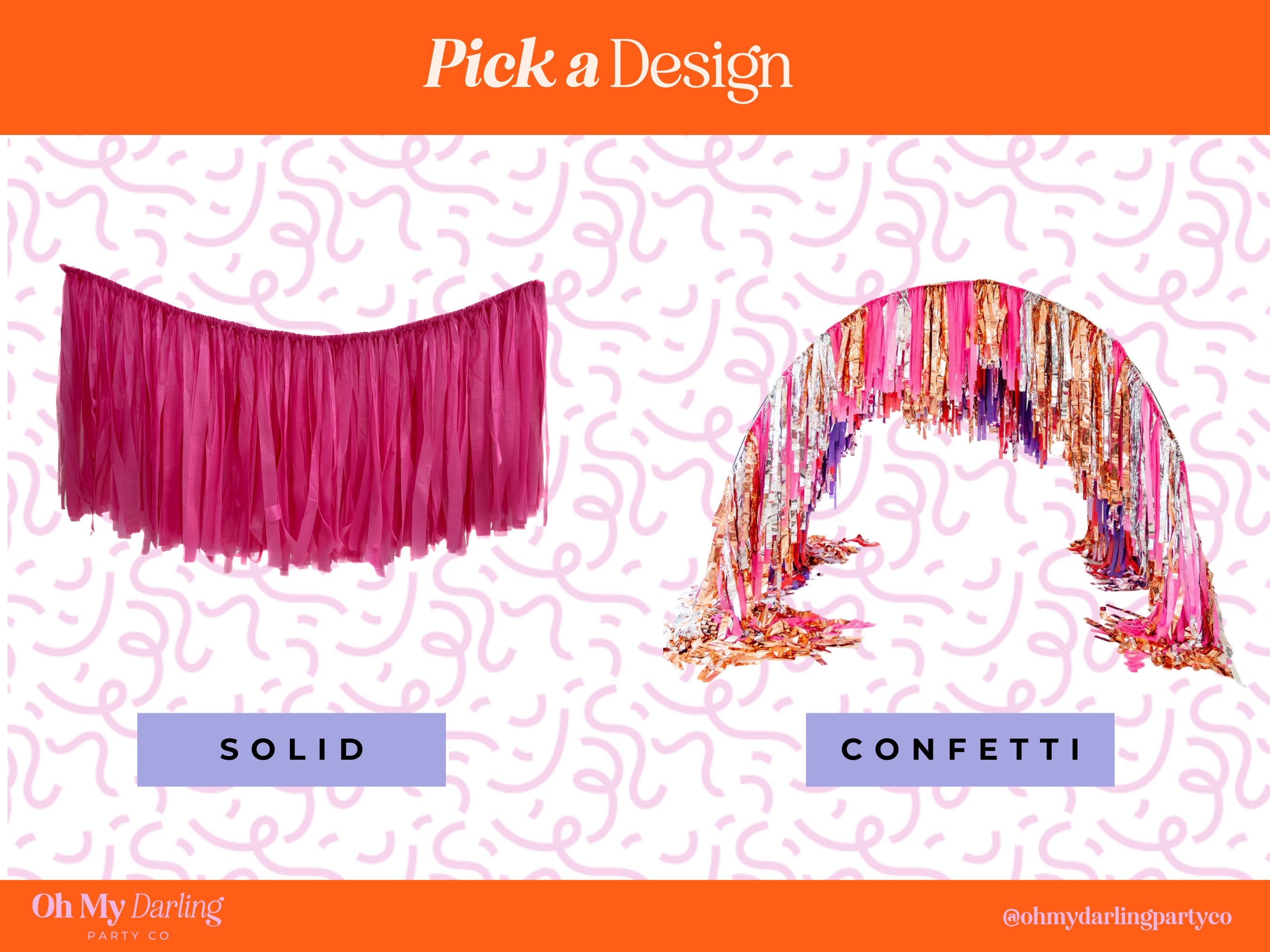 Custom Arched Fringe Installation - Etsy 1.