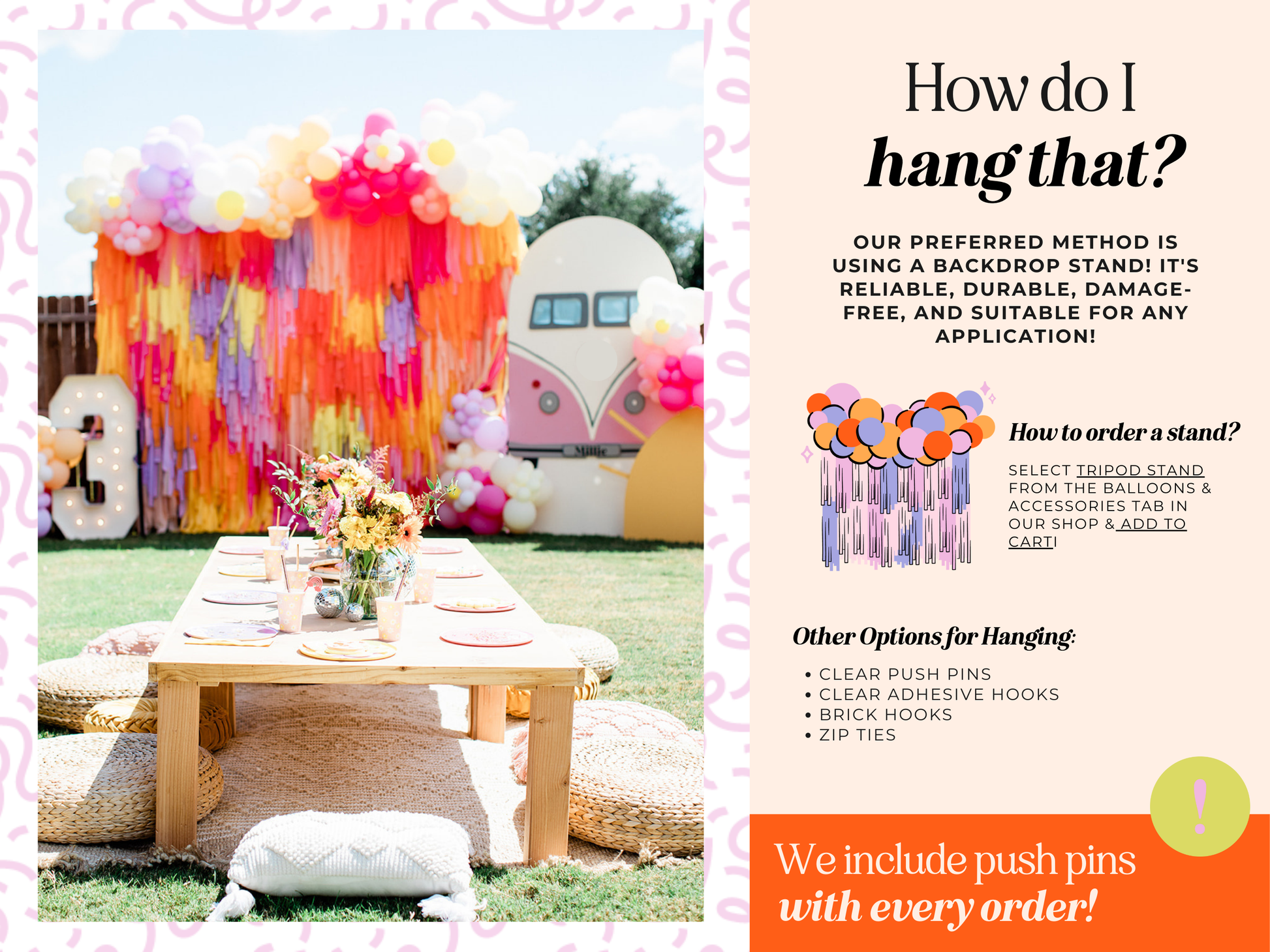 CUSTOM Fringe Backdrop - Etsy 1.