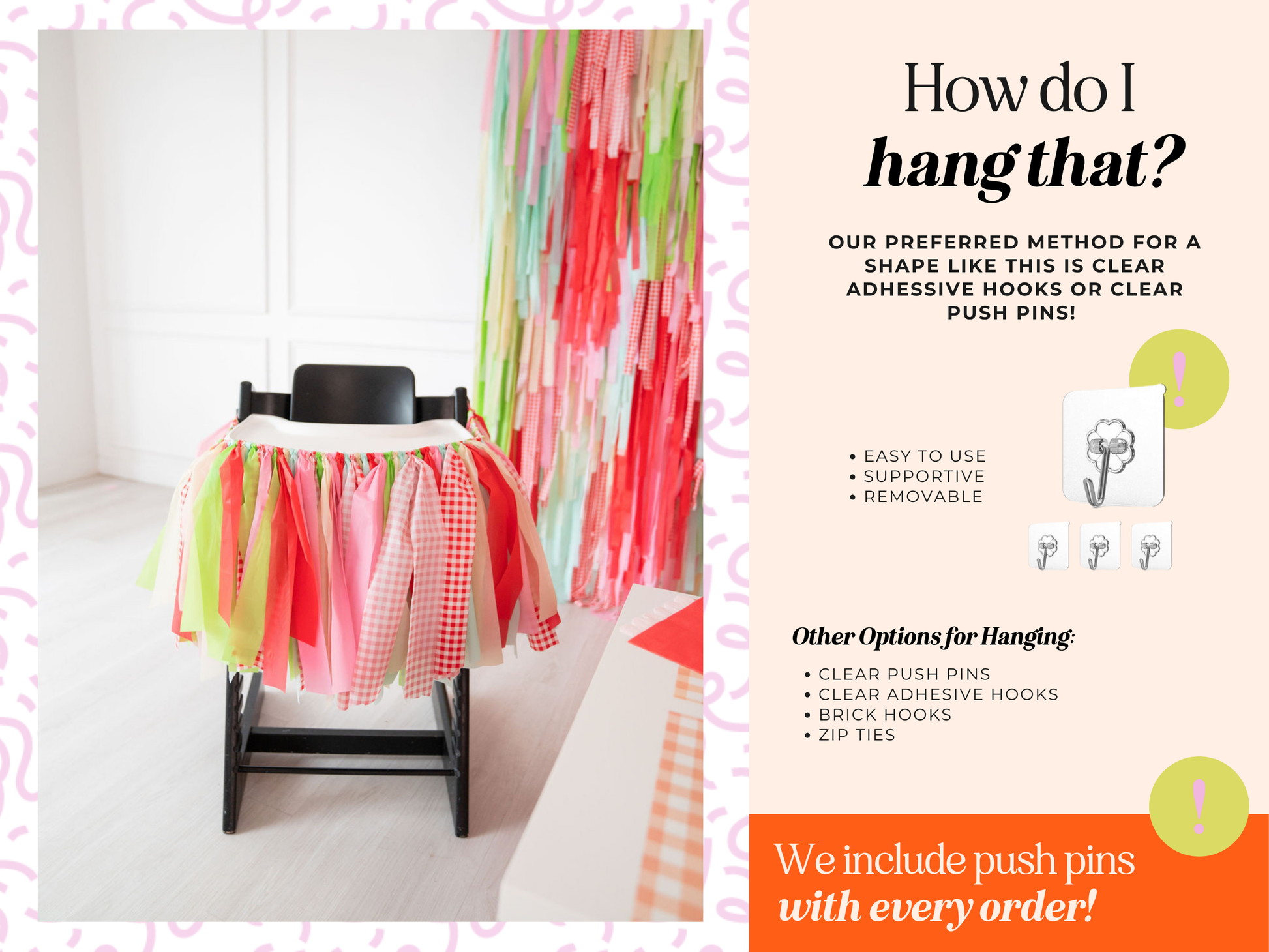 CUSTOM Fringe High Chair Skirt - Etsy 1.