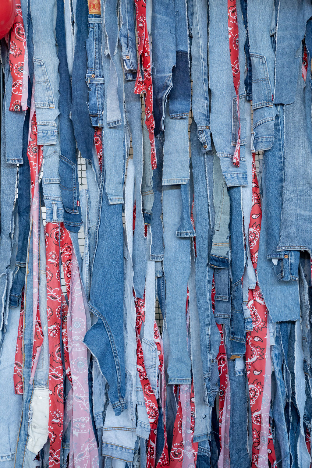 Denim Daze, Bandana Blaze Fringe Backdrop-Backdrops-Oh My Darling Party Co