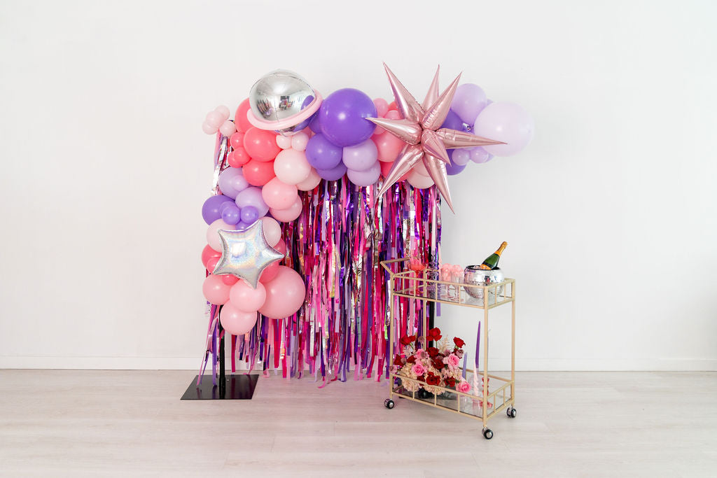 Electric Glow Fringe Backdrop-Backdrops-Oh My Darling Party Co
