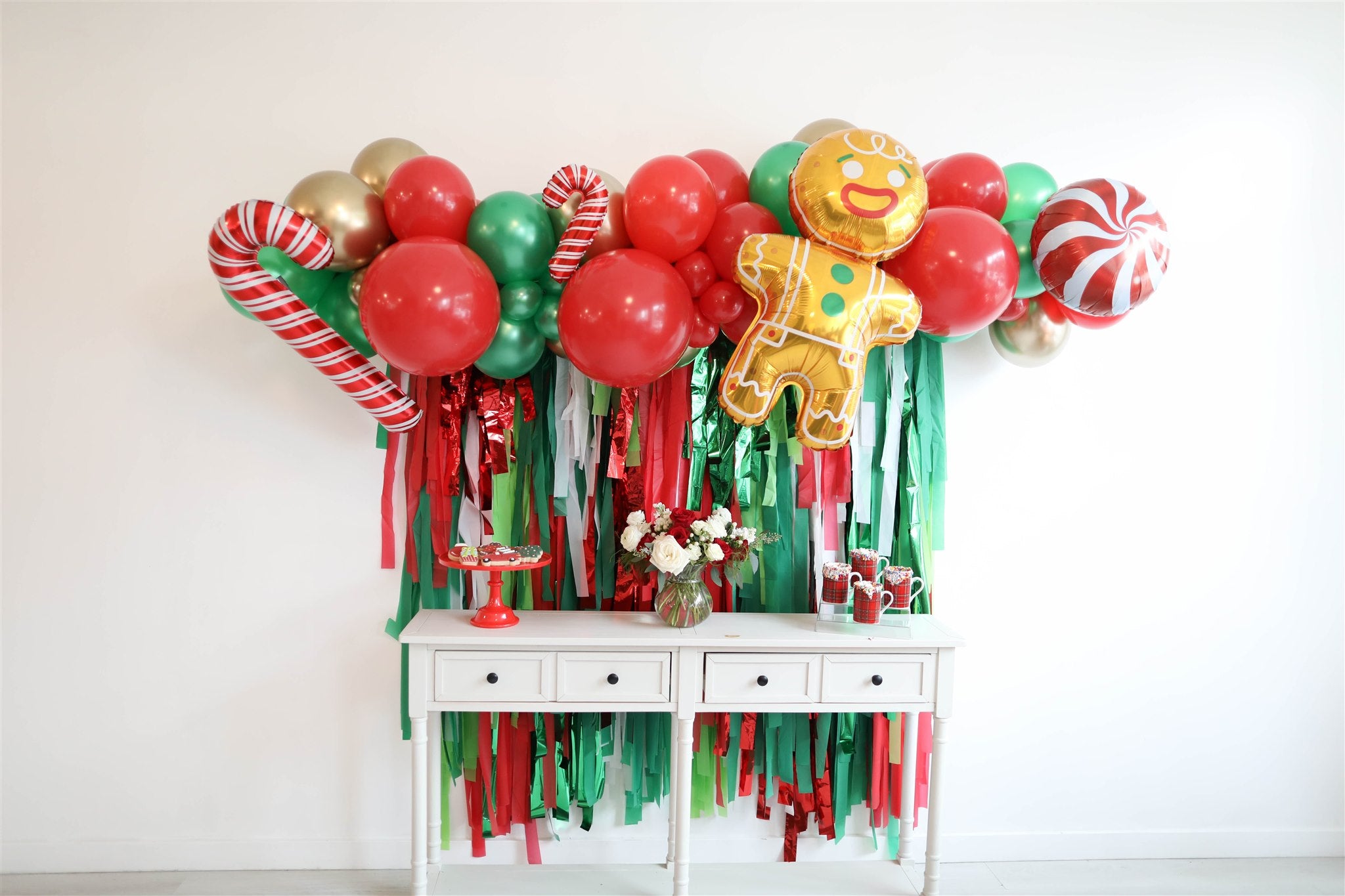 Elfin' Around Fringe Backdrop-Backdrops-Oh My Darling Party Co