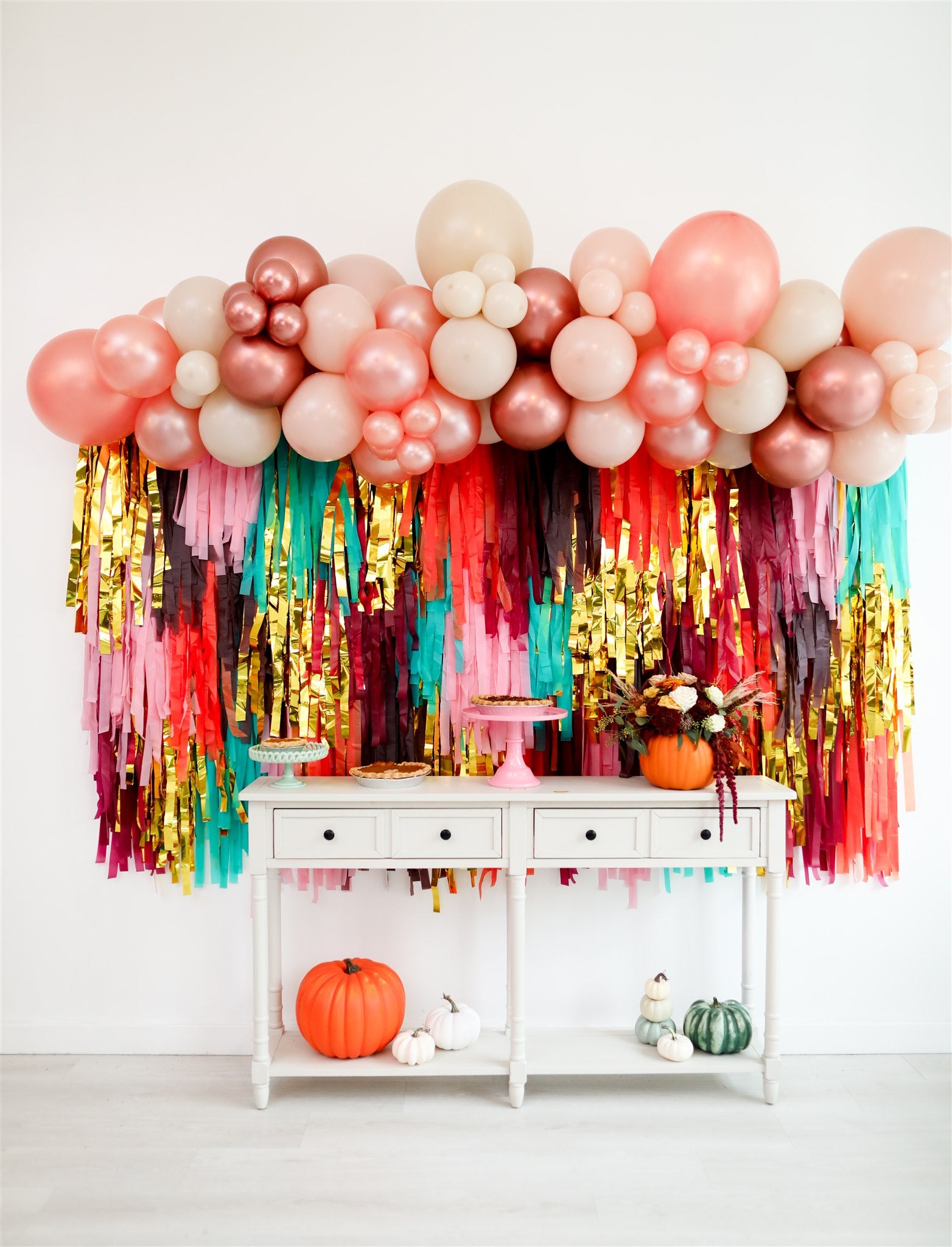 Friendsgiving Fringe Backdrop-Backdrops-Oh My Darling Party Co