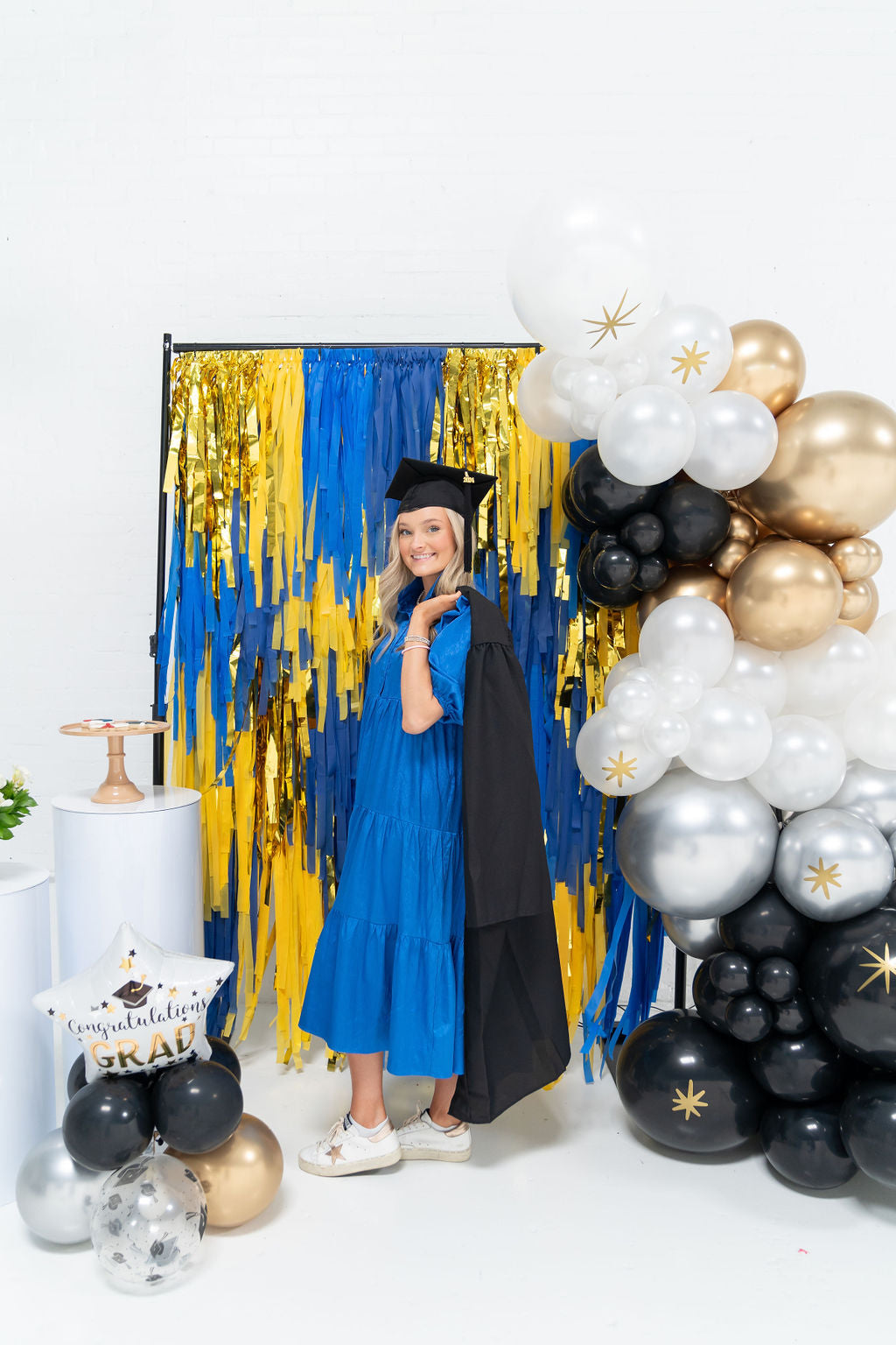 Grad Gala Fringe Backdrop-Backdrops-Oh My Darling Party Co