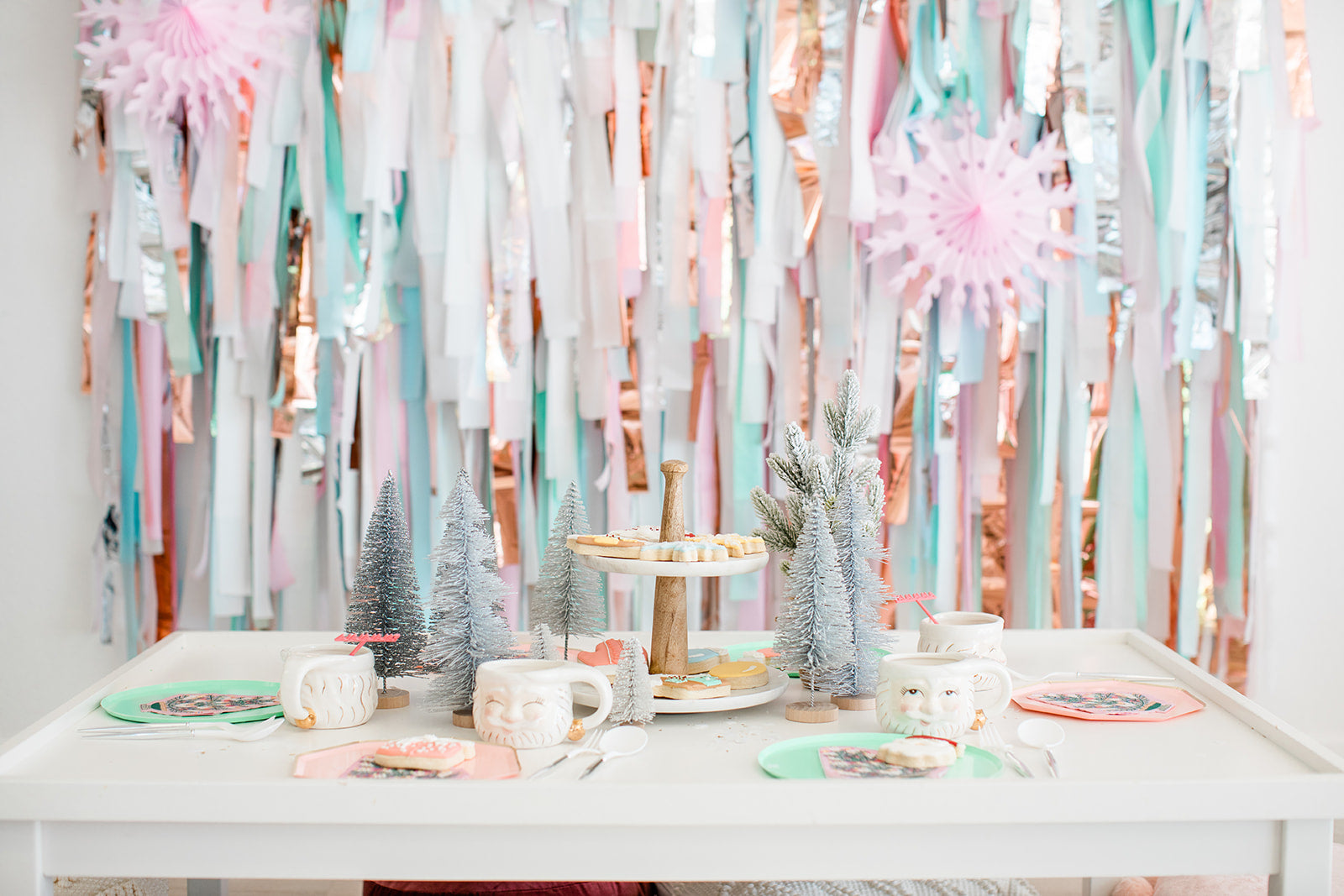 Gumdrops and Glitter Fringe Backdrop-Backdrops-Oh My Darling Party Co