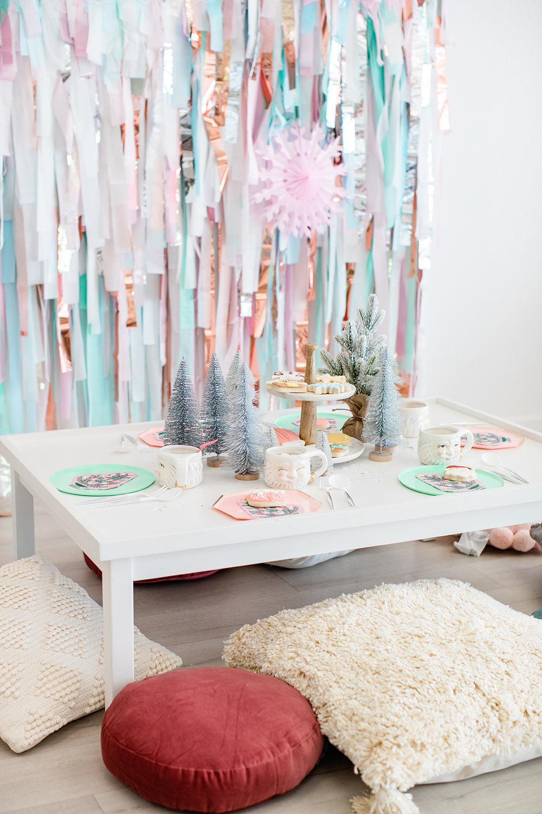 Gumdrops and Glitter Fringe Backdrop-Backdrops-Oh My Darling Party Co