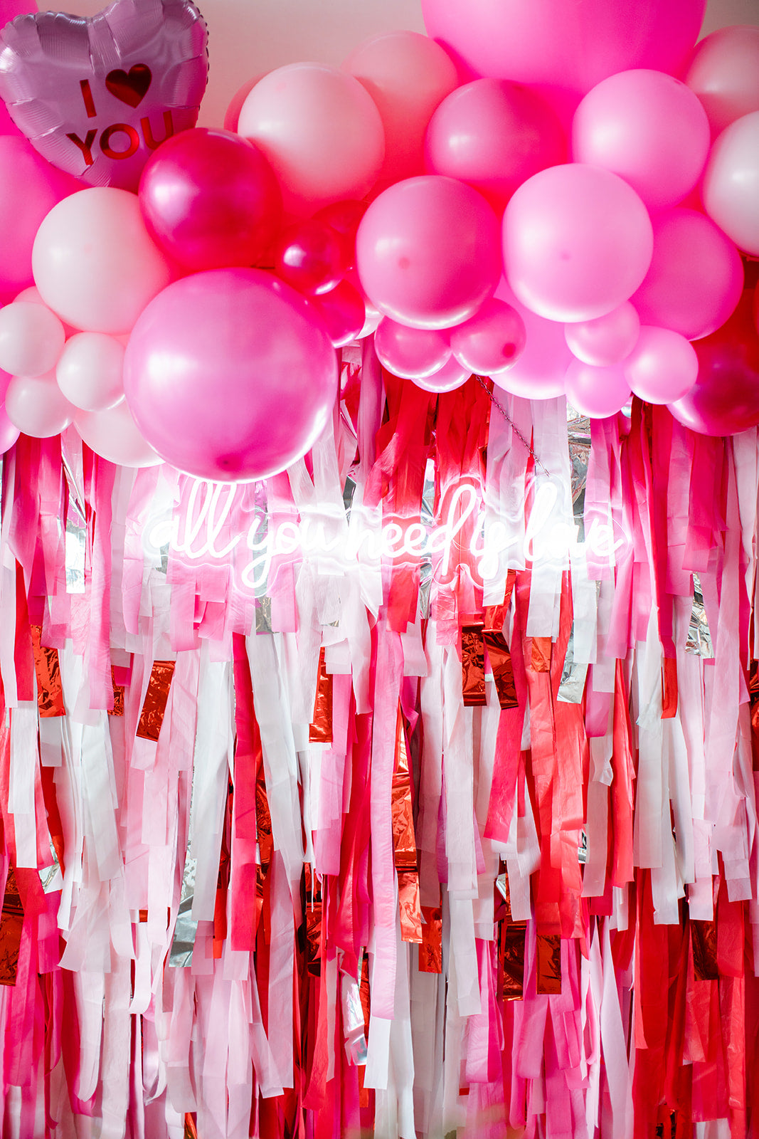 Heartfelt Celebration Fringe Backdrop-Backdrops-Oh My Darling Party Co