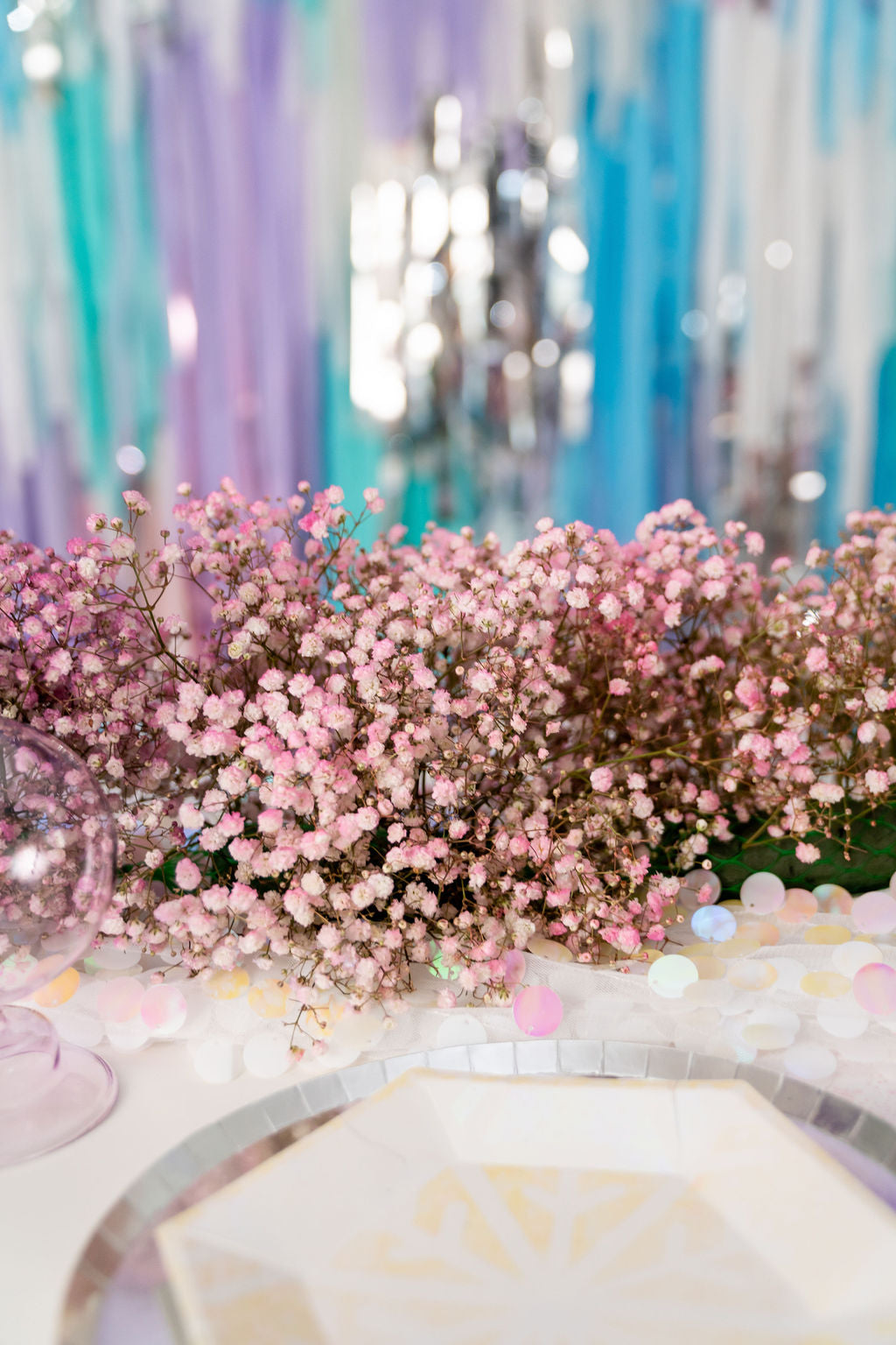 Ice Princess Fringe Backdrop-Backdrops-Oh My Darling Party Co