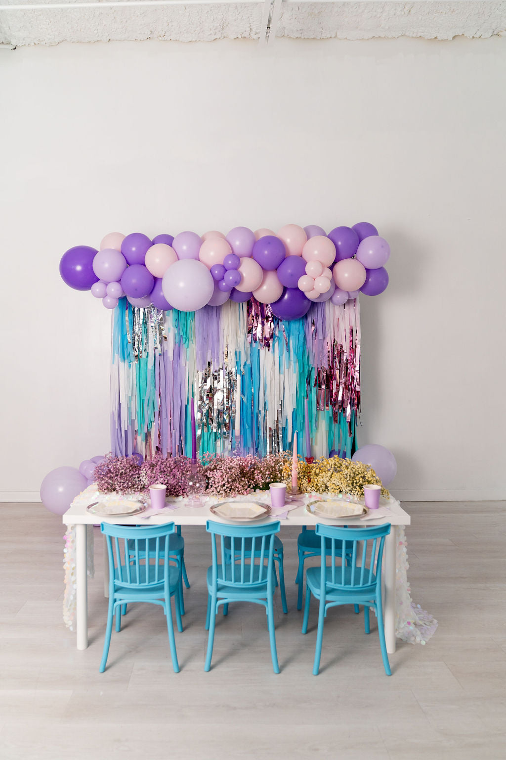 Ice Princess Fringe Backdrop-Backdrops-Oh My Darling Party Co