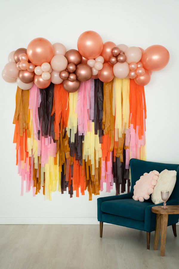 Little Turkey Fringe Backdrop-Backdrops-Oh My Darling Party Co