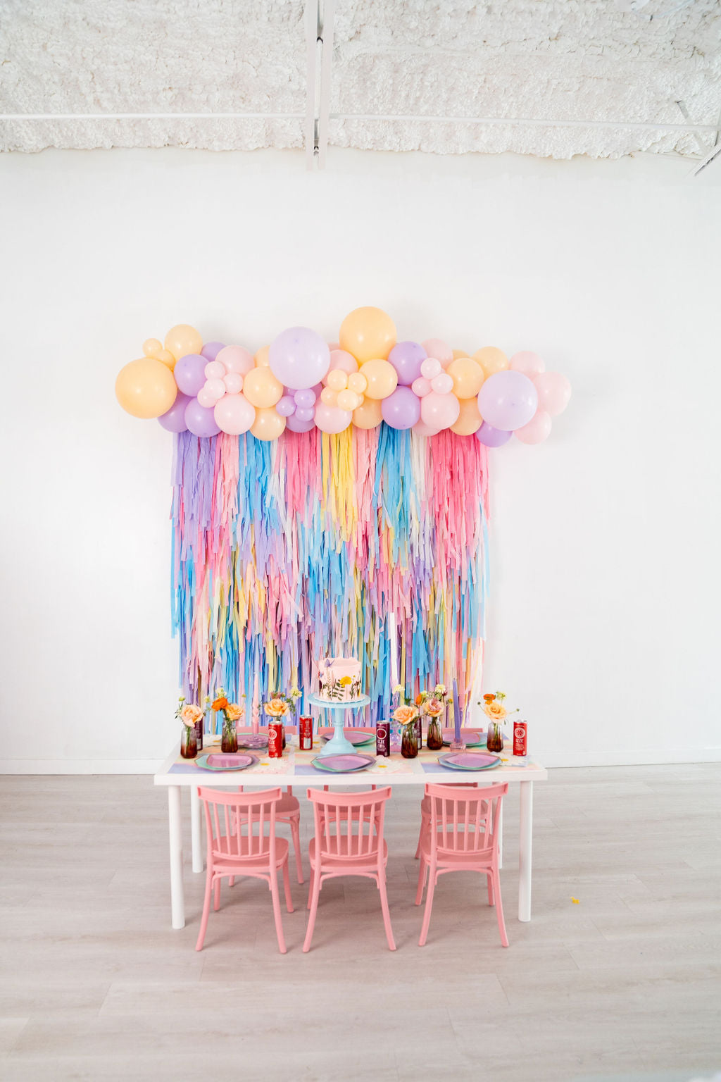 Love Song Serenade Fringe Backdrop-Backdrops-Oh My Darling Party Co