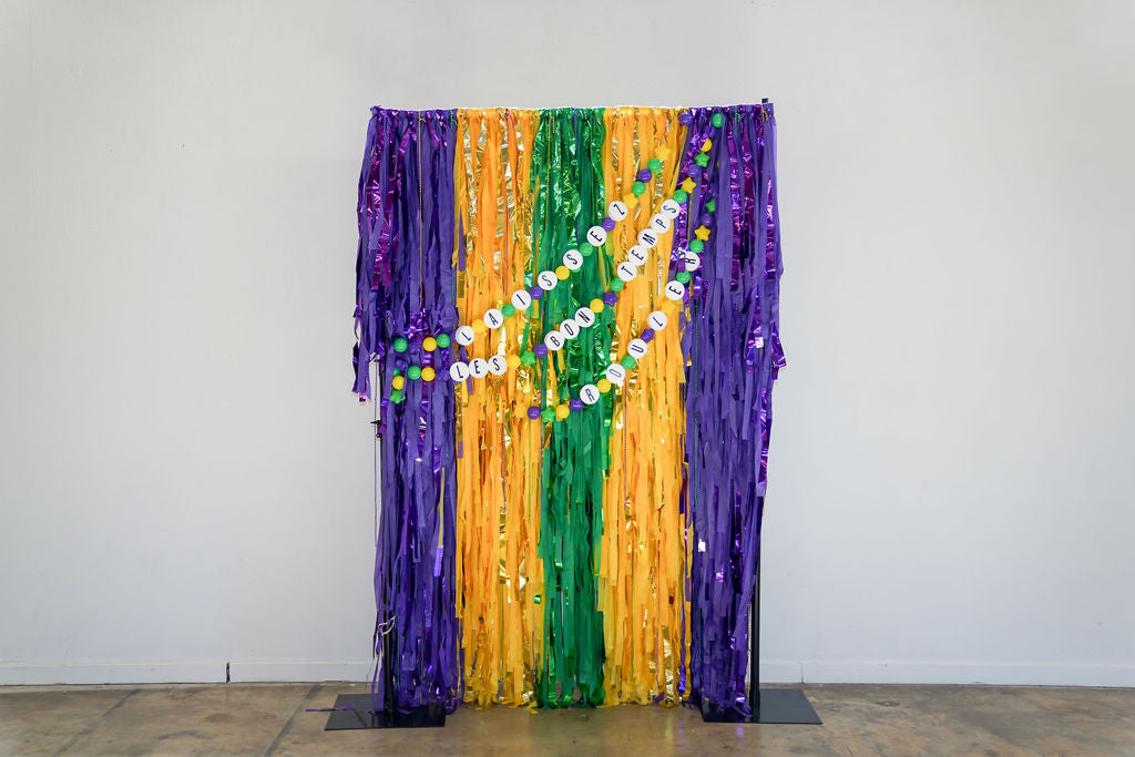 Mardi Gras Madness Fringe Backdrop-Backdrops-Oh My Darling Party Co