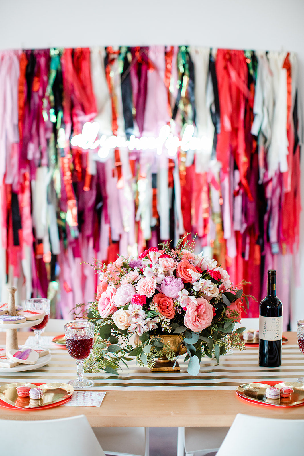 Midnight Love Affair Fringe Backdrop-Backdrops-Oh My Darling Party Co