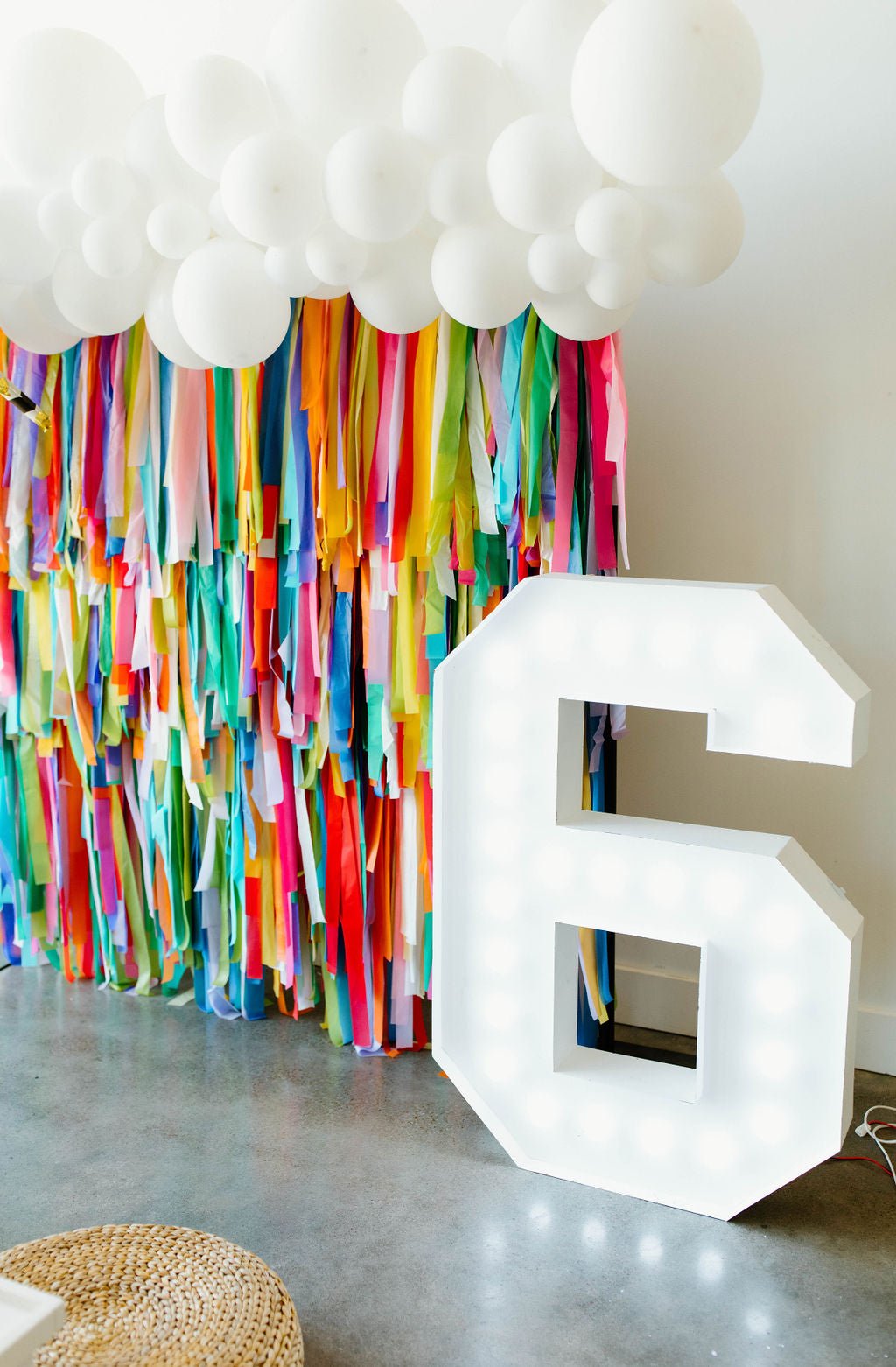 Party Animal Fringe Backdrop-Backdrops-Oh My Darling Party Co