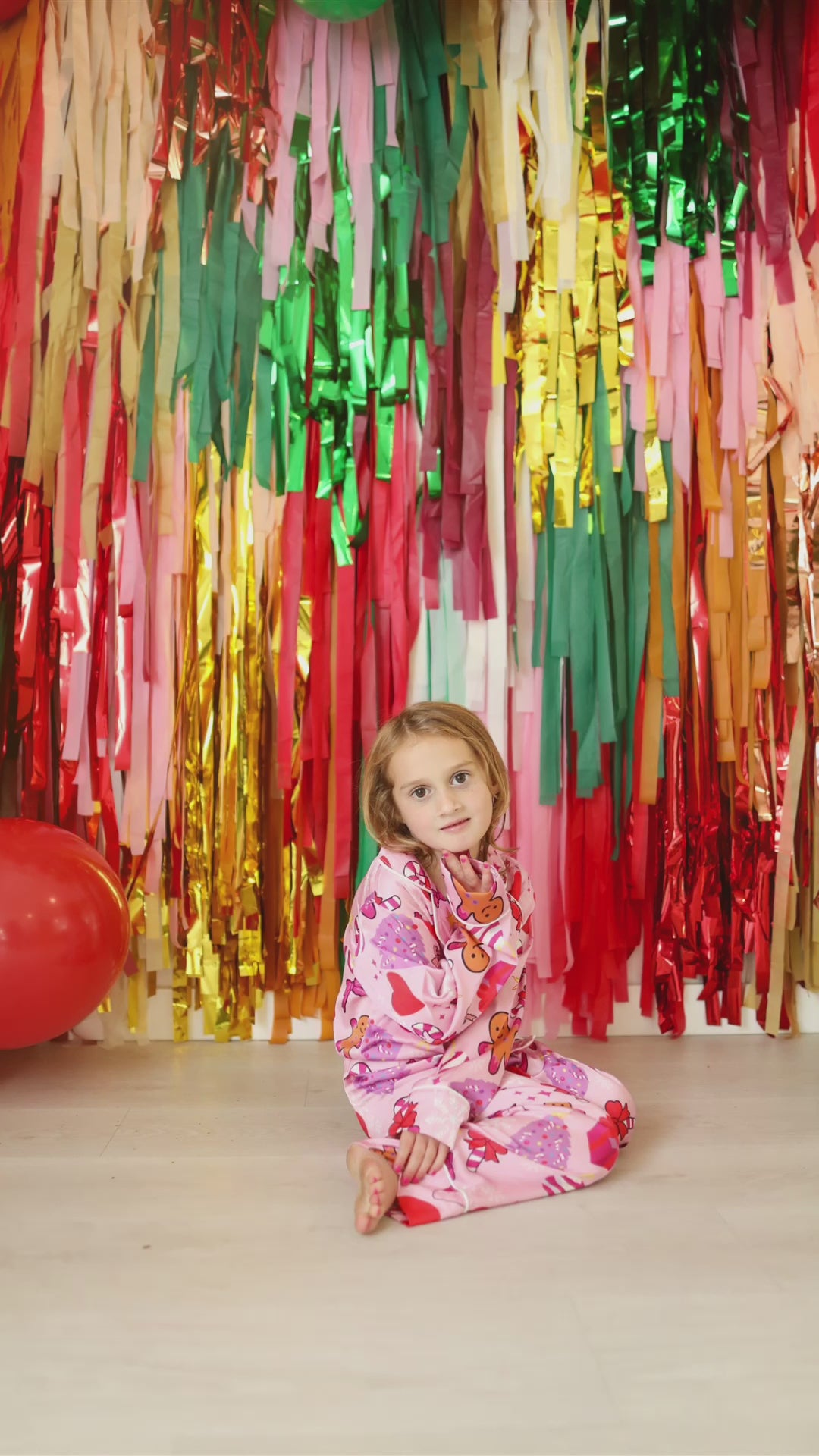 Load video: Sugar & Spice Fringe Backdrop