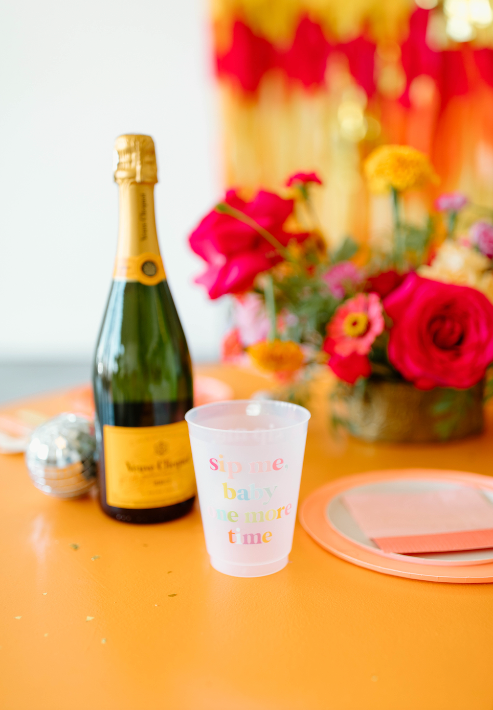 Retro Wave Fringe Backdrop-Backdrops-Oh My Darling Party Co