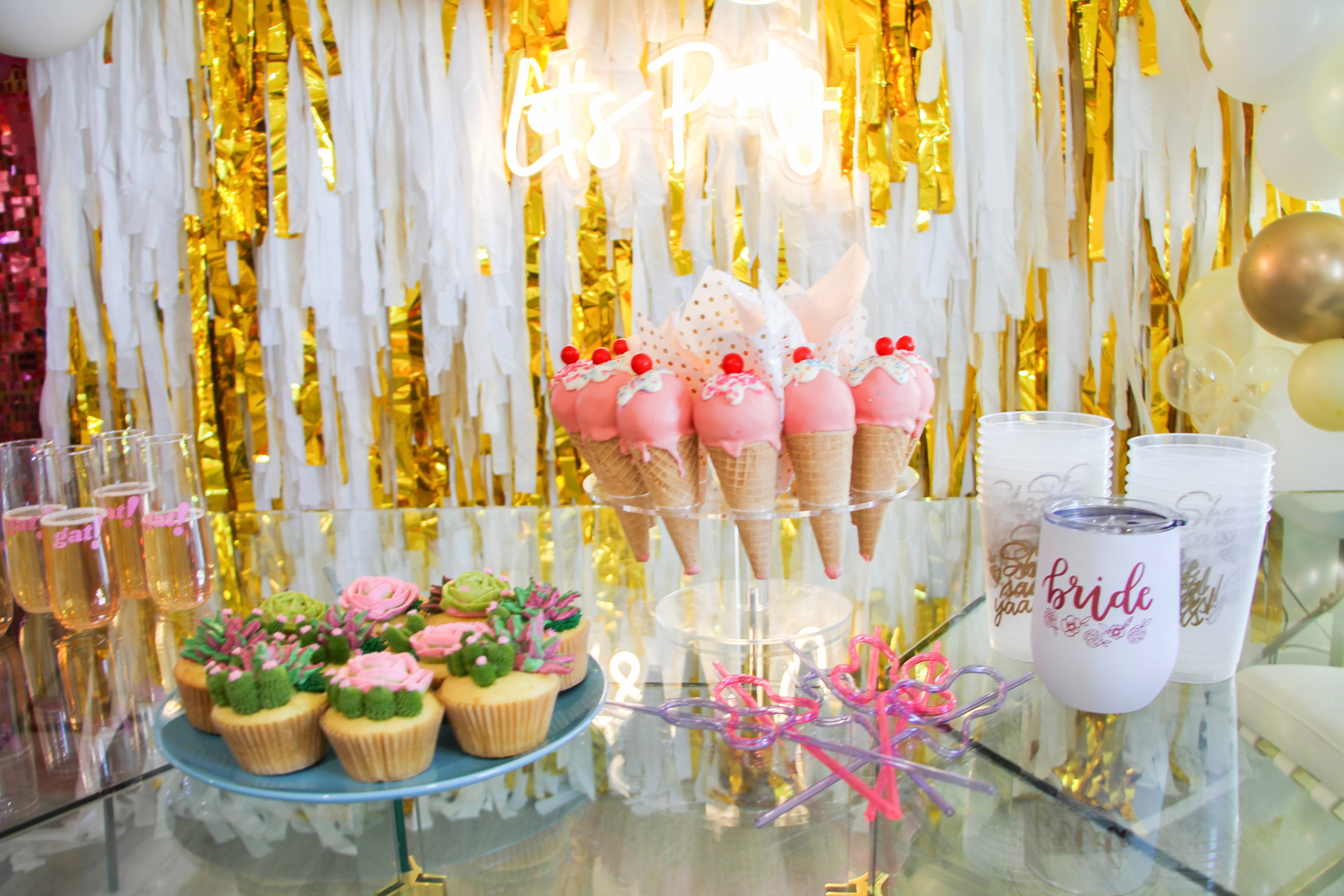 She Said Yes Fringe Backdrop-Backdrops-Oh My Darling Party Co