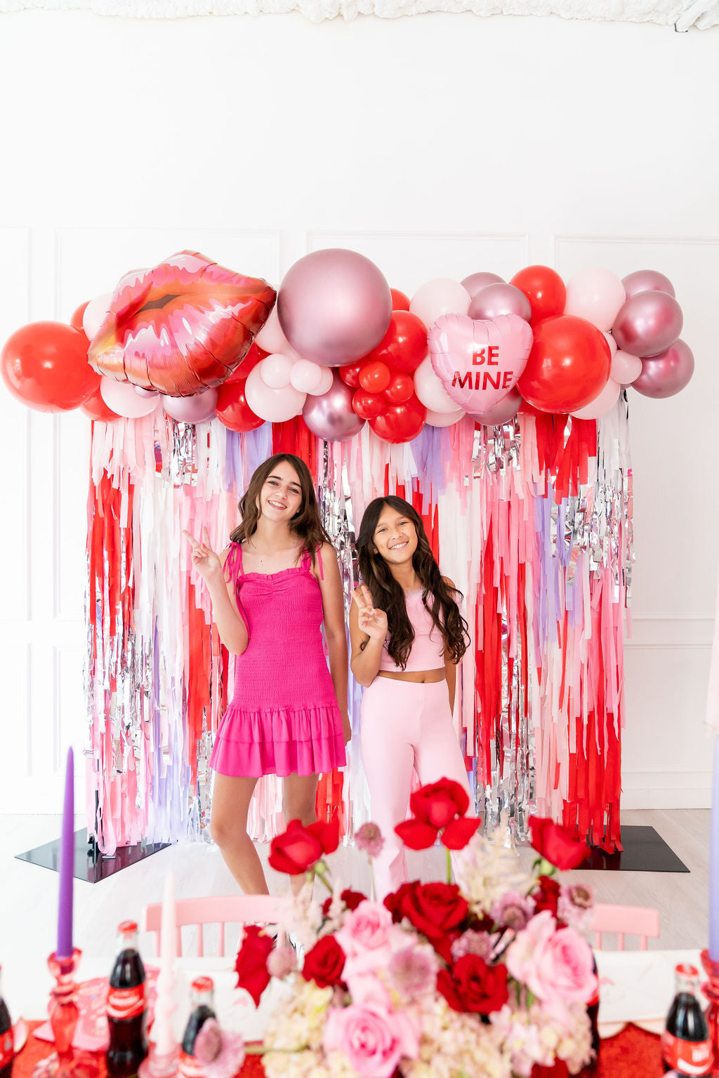 XOXO Fringe Backdrop-Backdrops-Oh My Darling Party Co