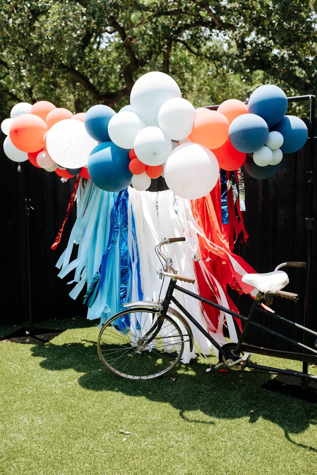 CUSTOM Fringe Rope Backdrop - Oh My Darling Party Co-amethystbermudablack #Fringe_Backdrop#
