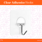 Clear Adhesive Hooks