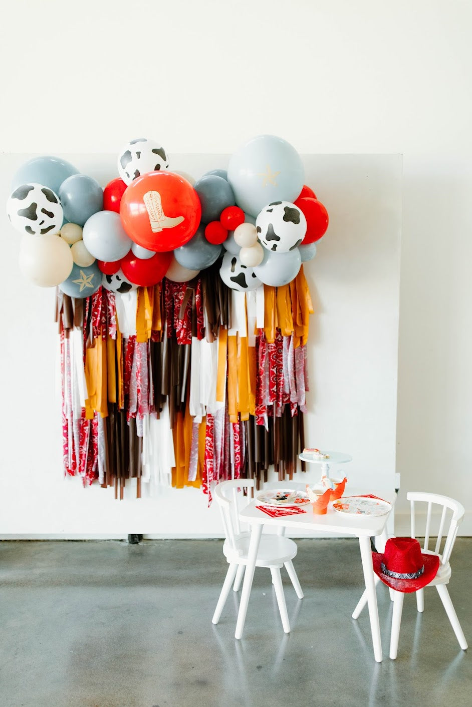 1st Rodeo Fringe Backdrop-Backdrops-Oh My Darling Party Co