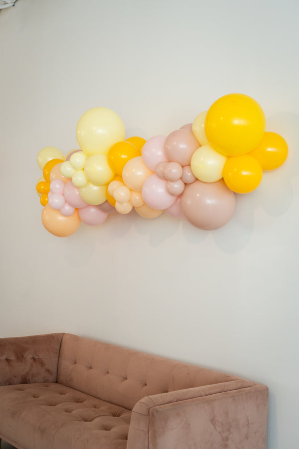 Too Groovy Balloon Kit-Oh My Darling Party Co-Fringe Backdrop, Streamer Backdrop, Fringe perfect for events & parties!