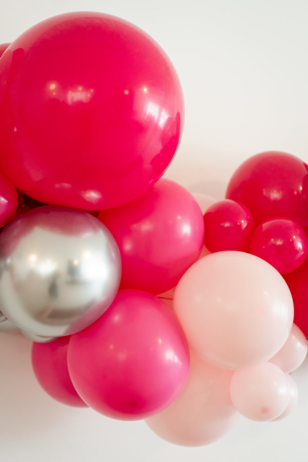 Pink Doll Balloon Kit-Oh My Darling Party Co-Fringe Backdrop, Streamer Backdrop, Fringe perfect for events & parties!