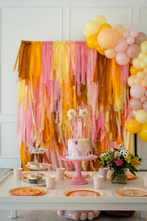 Two Groovy Fringe Backdrop-Backdrops-Oh My Darling Party Co