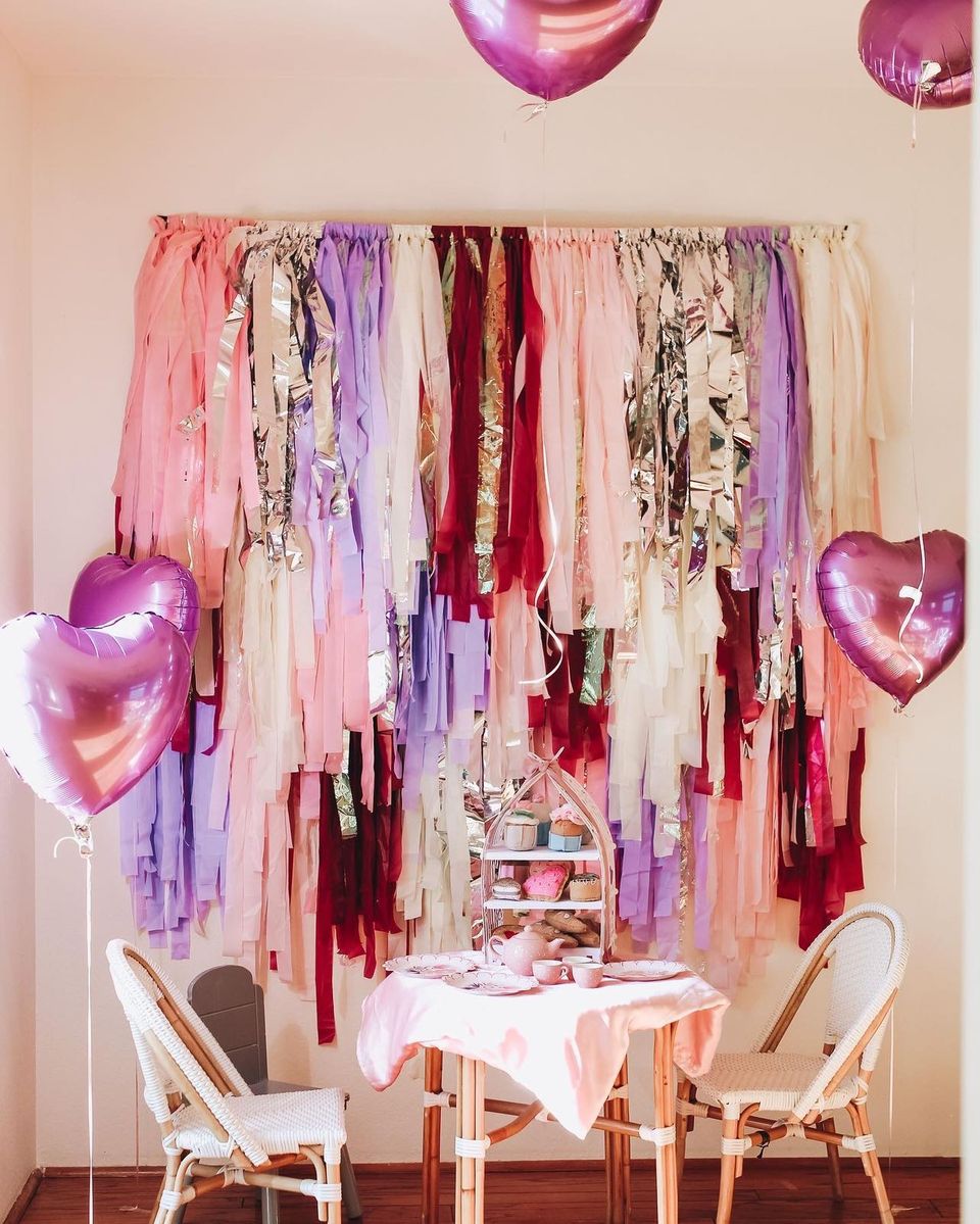 Sweet Shop Fringe Backdrop-Oh My Darling Party Co-Fringe Backdrop, Streamer Backdrop, Fringe perfect for events & parties!