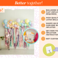 Pastel Balloon Kit-Oh My Darling Party Co-Fringe Backdrop, Streamer Backdrop, Fringe perfect for events & parties!