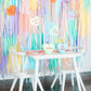 Candy Heart Banner-Fringe Backdrop-Party Decor-Oh My Darling Party Co-Oh My Darling Party Co-backdrops for party, balloon garlands, banner, banners, candy hearts, fringe garland, Fringe Streamers, garland, garlands, OMDPC, party backdrops, party banner, party garland, pastel, pastel birthday, pastel party, pastels, standard, tassels, valentines, valentines day, valentines day party, valentines party, valentines party decor, xoxo