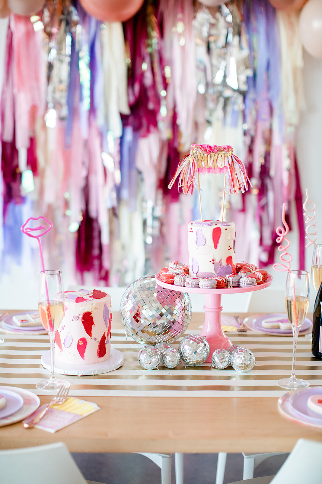 Sweet Shop Fringe Backdrop-Oh My Darling Party Co-Fringe Backdrop, Streamer Backdrop, Fringe perfect for events & parties!