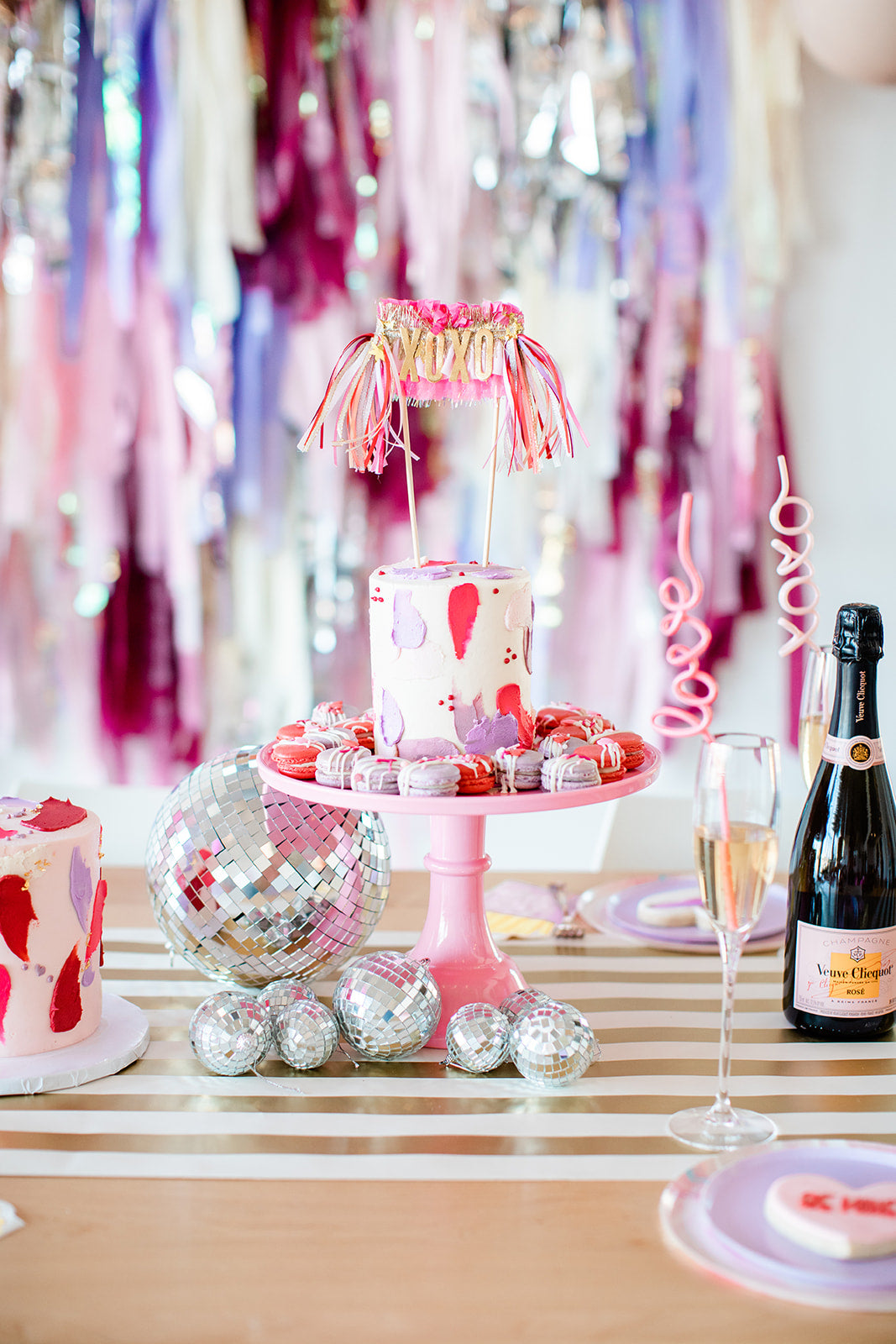 Sweet Shop Fringe Backdrop-Oh My Darling Party Co-Fringe Backdrop, Streamer Backdrop, Fringe perfect for events & parties!