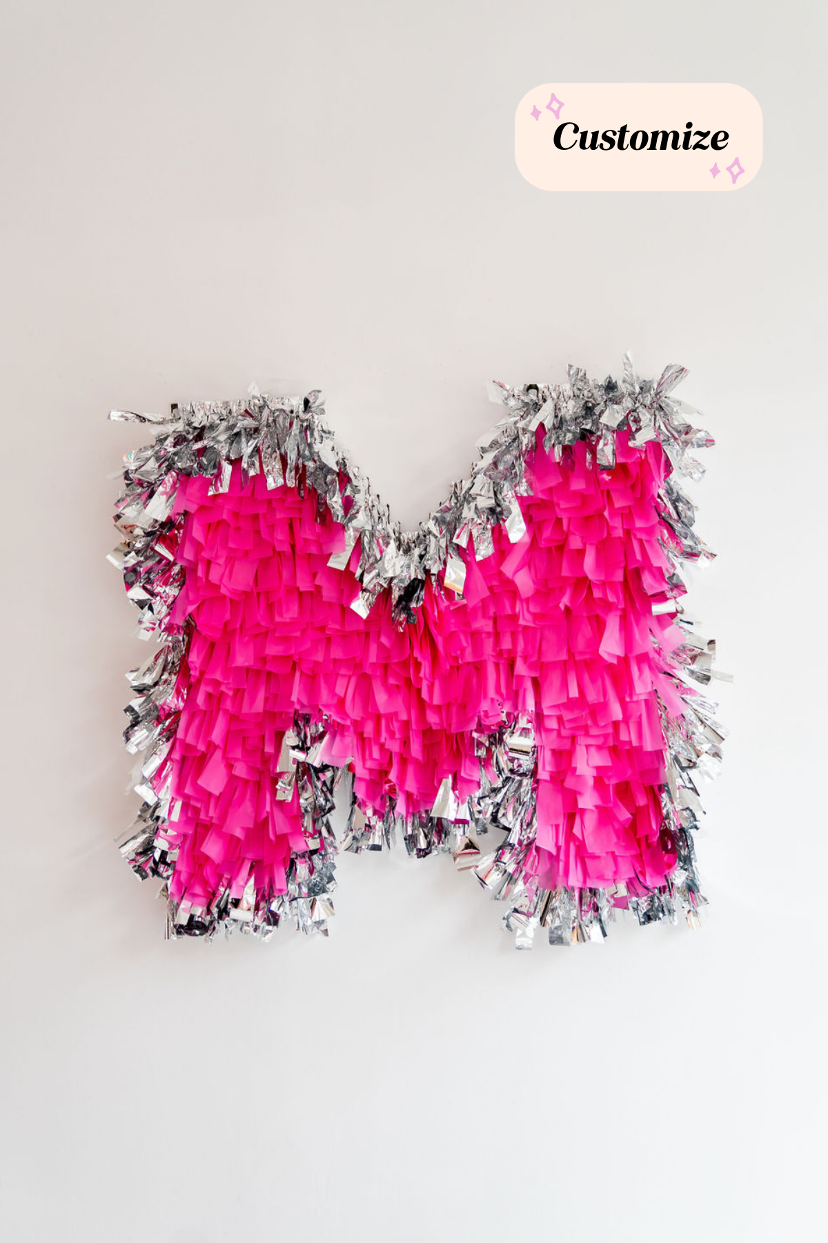 Varsity Fringe Letters-Oh My Darling Party Co-Fringe Backdrop, Streamer Backdrop, Fringe perfect for events & parties!