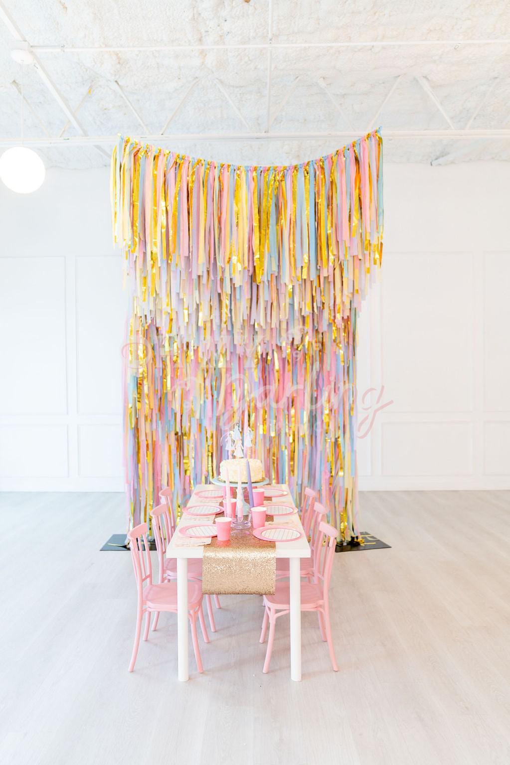 A Royal Celebration Backdrop-Fringe Backdrop-Party Decor-Oh My Darling Party Co-Oh My Darling Party Co-1st birthday decor, aeria, aerial, baby shower decor, bachelorette, bachelorette backdro, bachelorette party, backdrops for party, balloon garland, balloon garlands, best sellers, Birthday, birthday decor, birthday decorations, birthday party, boho nursery, boho party decor, boho tassel garland, bridal shower, Bubblegum, Buttercup, ceiling, cinderella, cochella party decor, colorful backdrop, dusty blue, e