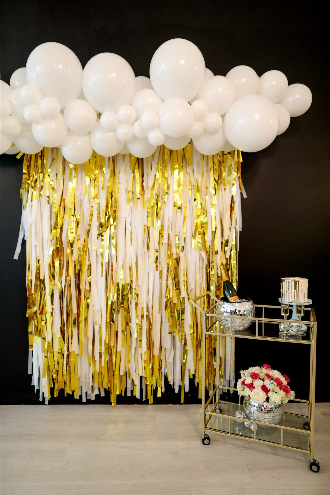 She Said Yes Fringe Backdrop-Backdrops-Oh My Darling Party Co