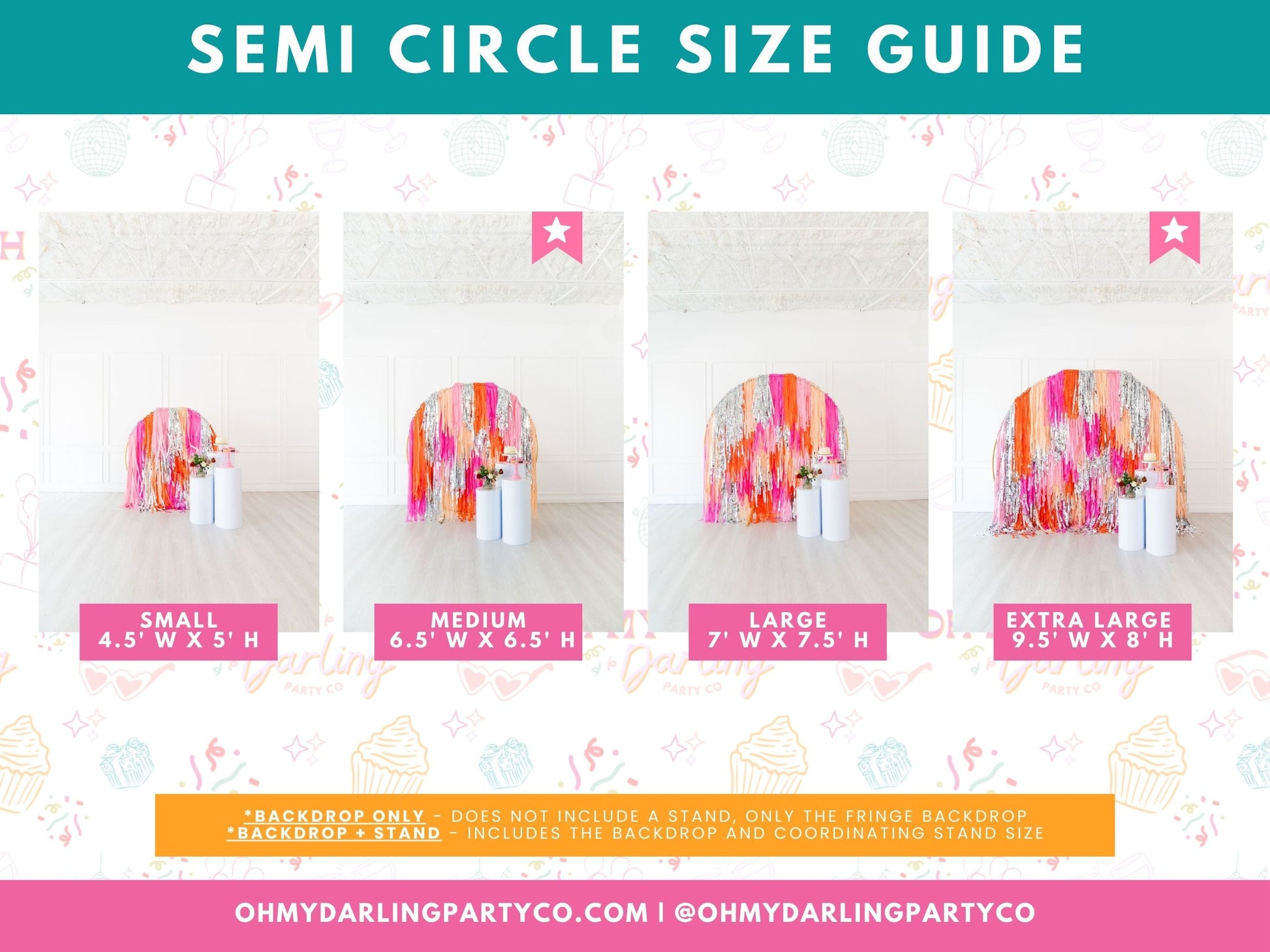 Aloha Baby Semi Circle Backdrop-Fringe Backdrop-Party Decor-Oh My Darling Party Co-Oh My Darling Party Co-1970's birthday, 1st birthday decor, 70's, 70's party, Aloha, Aloha Baby, baby, baby in bloom, baby love, baby on board, baby on the way, baby pink, baby reveal, baby shower, baby shower decor, baby yellow, babyshower, bachelorette, bachelorette backdro, bachelorette party, backdrops for party, balloon garland, balloon garlands, be my valentine, best sellers, birthday decor, birthday party, boho nursery