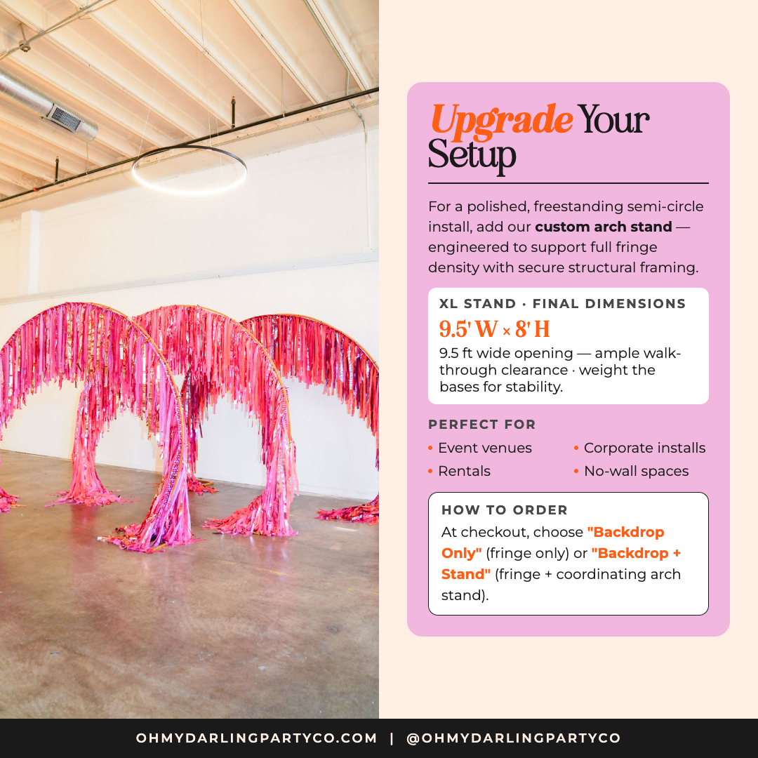 Arched fringe upgrade your setup