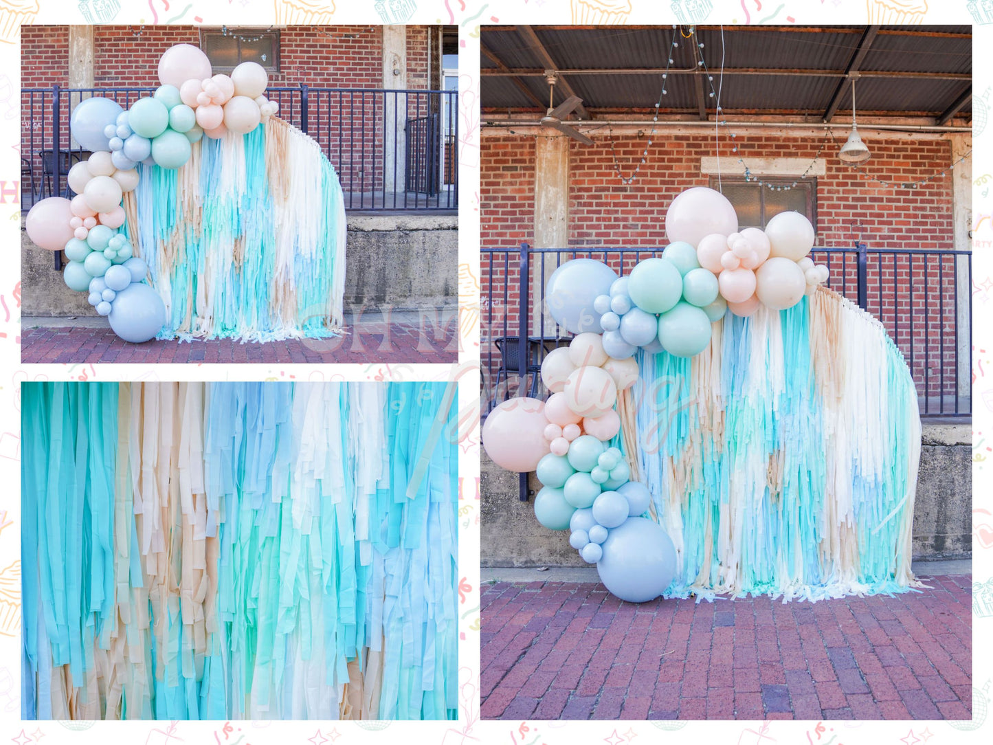 Baby On Board Semi Circle Backdrop-Fringe Backdrop-Party Decor-Oh My Darling Party Co-Oh My Darling Party Co-1970's birthday, 1st birthday decor, 70's, 70's party, baby, baby blue, baby in bloom, baby love, baby on board, baby on the way, baby reveal, baby shower, baby shower decor, babyshower, bachelorette, bachelorette backdro, bachelorette party, backdrops for party, balloon garland, balloon garlands, bear baby shower, best sellers, birthday decor, birthday party, blue, blue baby shower, BLUE BACKDROP, B