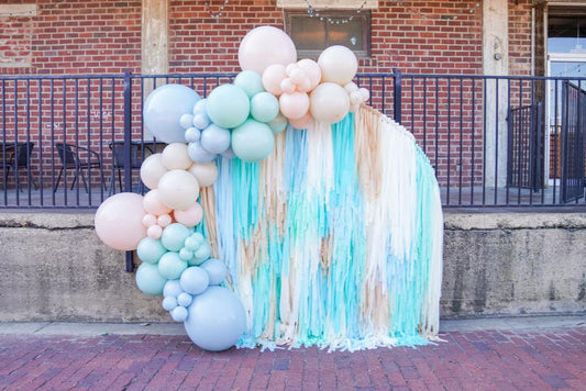 Baby On Board Semi Circle Backdrop-Fringe Backdrop-Party Decor-Oh My Darling Party Co-Oh My Darling Party Co-1970's birthday, 1st birthday decor, 70's, 70's party, baby, baby blue, baby in bloom, baby love, baby on board, baby on the way, baby reveal, baby shower, baby shower decor, babyshower, bachelorette, bachelorette backdro, bachelorette party, backdrops for party, balloon garland, balloon garlands, bear baby shower, best sellers, birthday decor, birthday party, blue, blue baby shower, BLUE BACKDROP, B