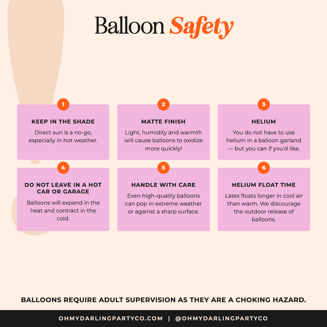 Balloon safety information