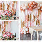 Blushing Rose Fringe Backdrop-Fringe Backdrop-Party Decor-Oh My Darling Party Co-Oh My Darling Party Co-baby pink, baby shower, bachelorette, bachelorette party, backdrops for party, balloon garlands, blush, boho bachelorette, bridal shower, butterfly, cream, dance, Default, engagement party, florals, fringe garland, Fringe Streamers, girl party, GOLD BACKDROP, just engaged, matte gold, metallic backdrop, neutral, neutral bachelorette, neutral decor, Neutral Party, OMDPC, party backdrops, pastel, Pink, pink
